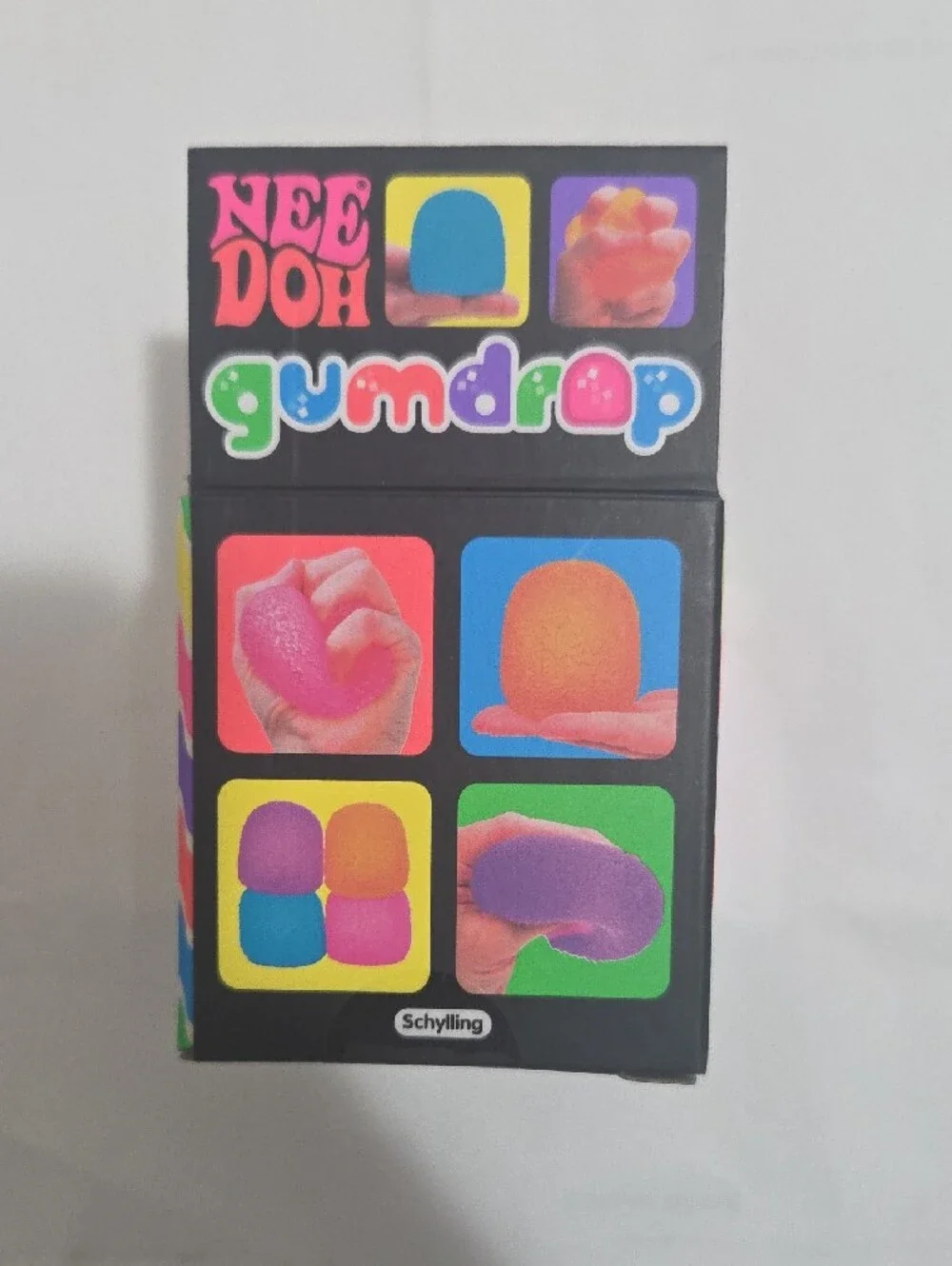 NeeDoh Gumdrop Super Solid Squish! - Orange